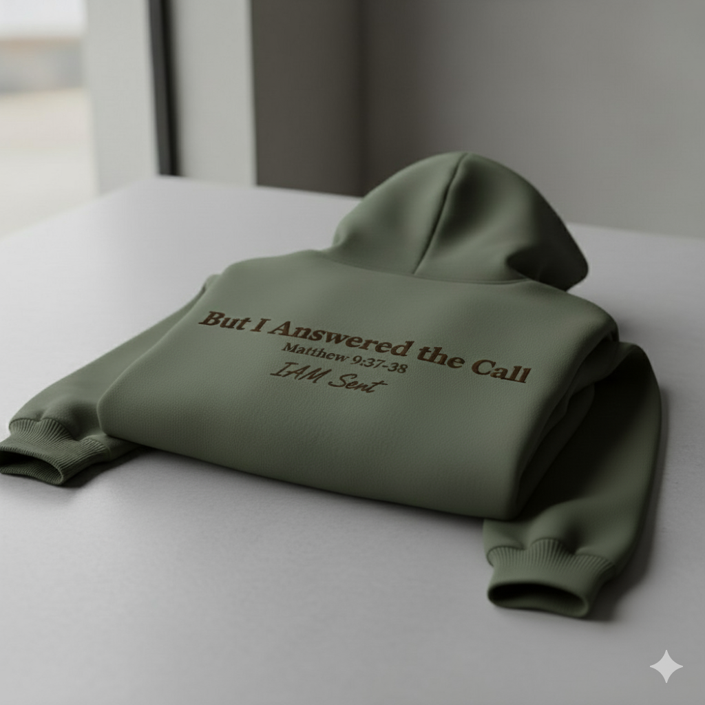 The Workers Are Few Hoodie Maroon