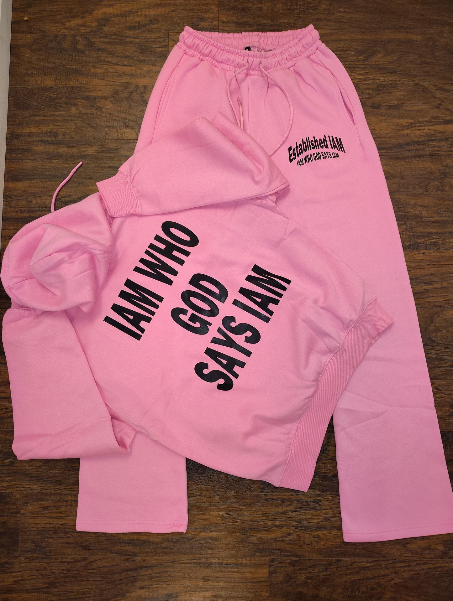 Established I AM Loungewear Set Pink