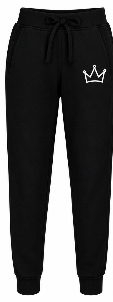 Signature Crown Joggers Black
